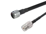 RG213 jumper cable UHF female to N male