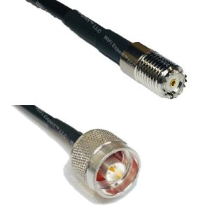 RG213 jumper cable UHF female to N male